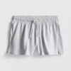 Pantalones cortos holgados de algodón con cordón