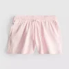 Pantalones cortos holgados de algodón con cordón
