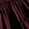 Pantalones cortos holgados de algodón con cordón