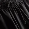 Pantalones cortos holgados de algodón con cordón