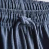 Pantalones cortos holgados de algodón con cordón