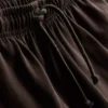Pantalones cortos holgados de algodón con cordón