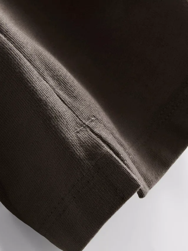 Pantalones cortos holgados de algodón con cordón