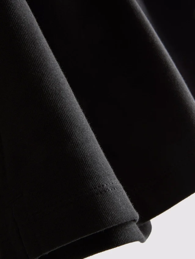 Pantalones cortos holgados de algodón con cordón