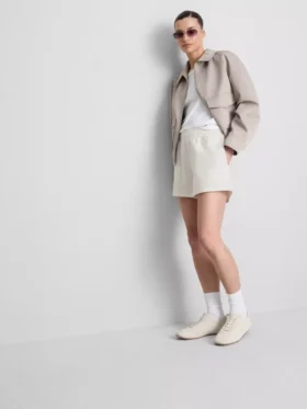 Pantalones cortos holgados de algodón para el aeropuerto