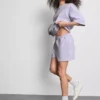 Pantalones cortos holgados de algodón para el aeropuerto