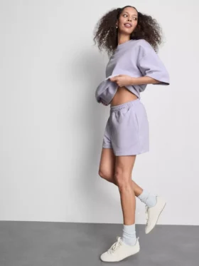 Pantalones cortos holgados de algodón para el aeropuerto
