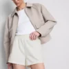 Pantalones cortos holgados de algodón para el aeropuerto