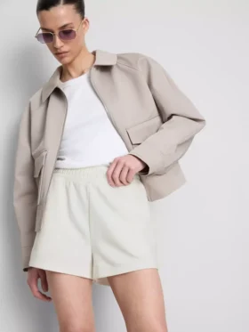 Pantalones cortos holgados de algodón para el aeropuerto