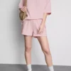 Pantalones cortos holgados de algodón para el aeropuerto