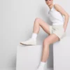 Pantalones cortos holgados de algodón para el aeropuerto