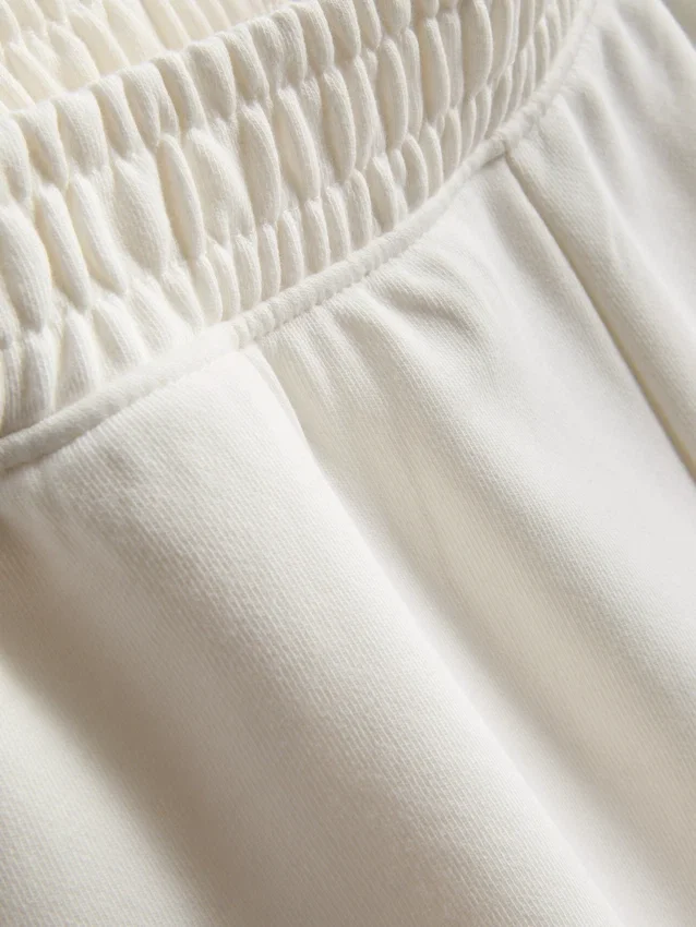 Pantalones cortos holgados de algodón para el aeropuerto