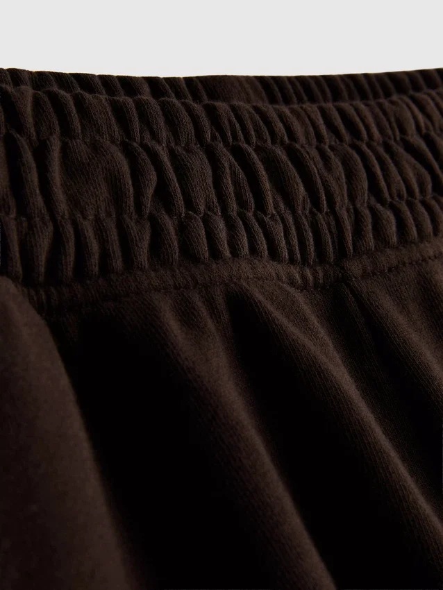 Pantalones cortos holgados de algodón para el aeropuerto