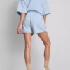 Pantalones cortos holgados de estilo neoyorquino con alto contenido de algodón