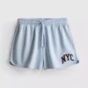 Pantalones cortos holgados de estilo neoyorquino con alto contenido de algodón
