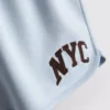Pantalones cortos holgados de estilo neoyorquino con alto contenido de algodón