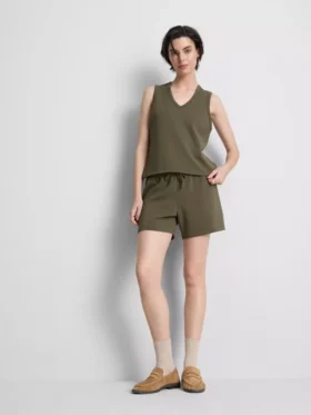 Pantalones cortos holgados de mezcla de modal