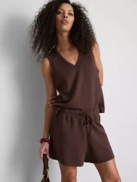Pantalones cortos holgados de mezcla de modal