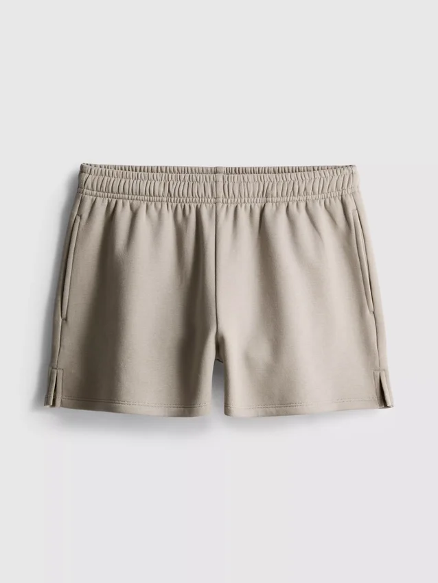Pantalones cortos informales de corte holgado con alto contenido de algodón