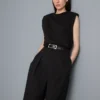 Pantalones cortos plisados