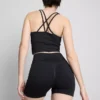 Pantalones cortos sin costuras que se ajustan al contorno