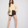 Pantalones cortos texturizados con cordón