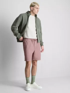 Pantalones cortos texturizados con cordón