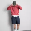 Pantalones cortos texturizados con cordón