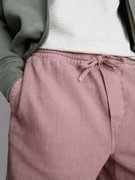 Pantalones cortos texturizados con cordón