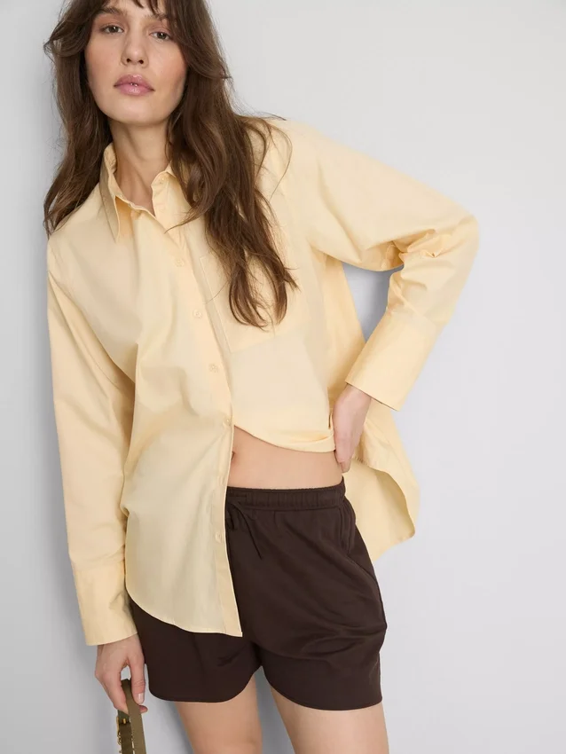 Pantalones cortos texturizados con cordón