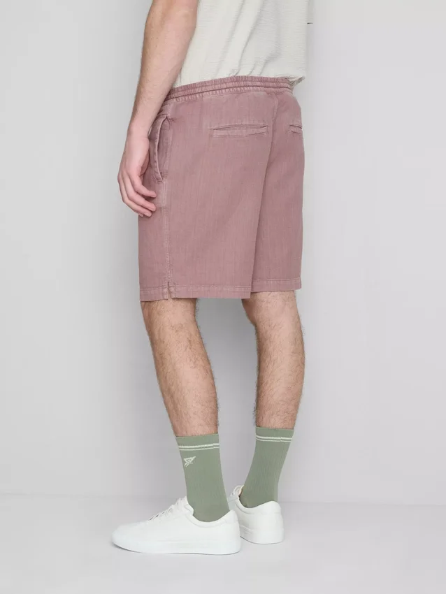 Pantalones cortos texturizados con cordón