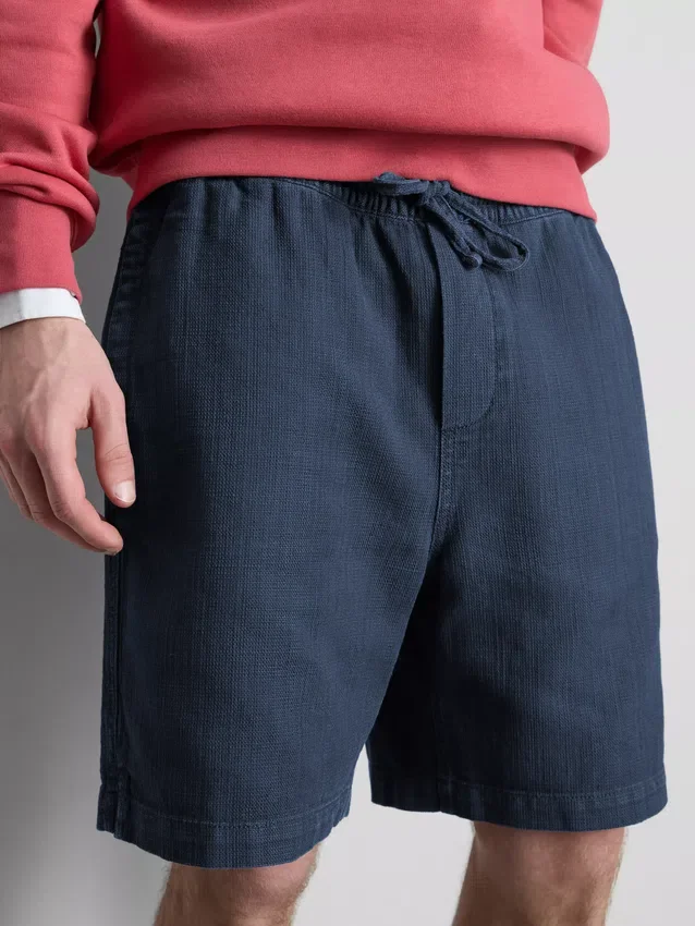 Pantalones cortos texturizados con cordón