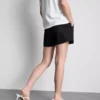Pantalones cortos texturizados con cordón
