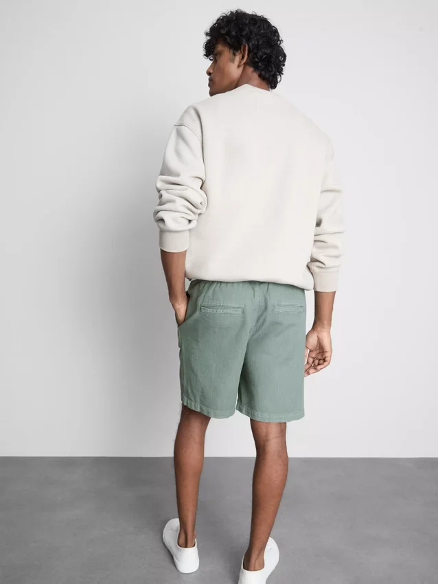 Pantalones cortos texturizados con cordón
