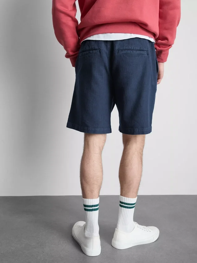 Pantalones cortos texturizados con cordón