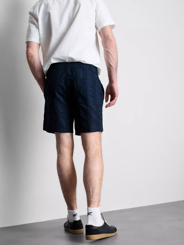 Pantalones cortos texturizados con cordón