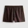 Pantalones cortos texturizados con cordón