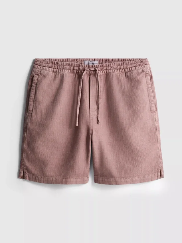 Pantalones cortos texturizados con cordón
