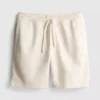 Pantalones cortos texturizados con cordón