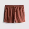 Pantalones cortos texturizados con cordón