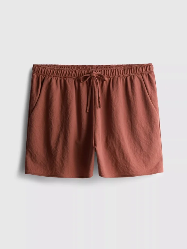 Pantalones cortos texturizados con cordón