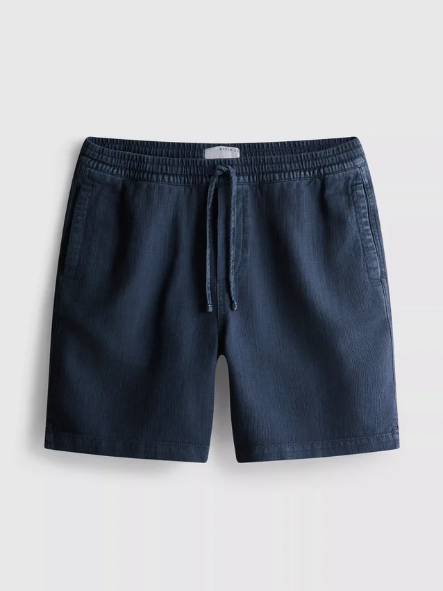 Pantalones cortos texturizados con cordón