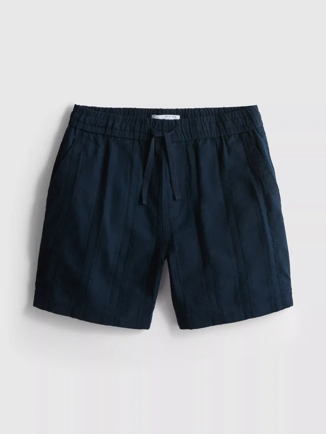 Pantalones cortos texturizados con cordón