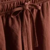 Pantalones cortos texturizados con cordón
