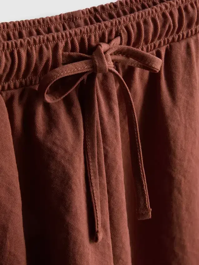 Pantalones cortos texturizados con cordón
