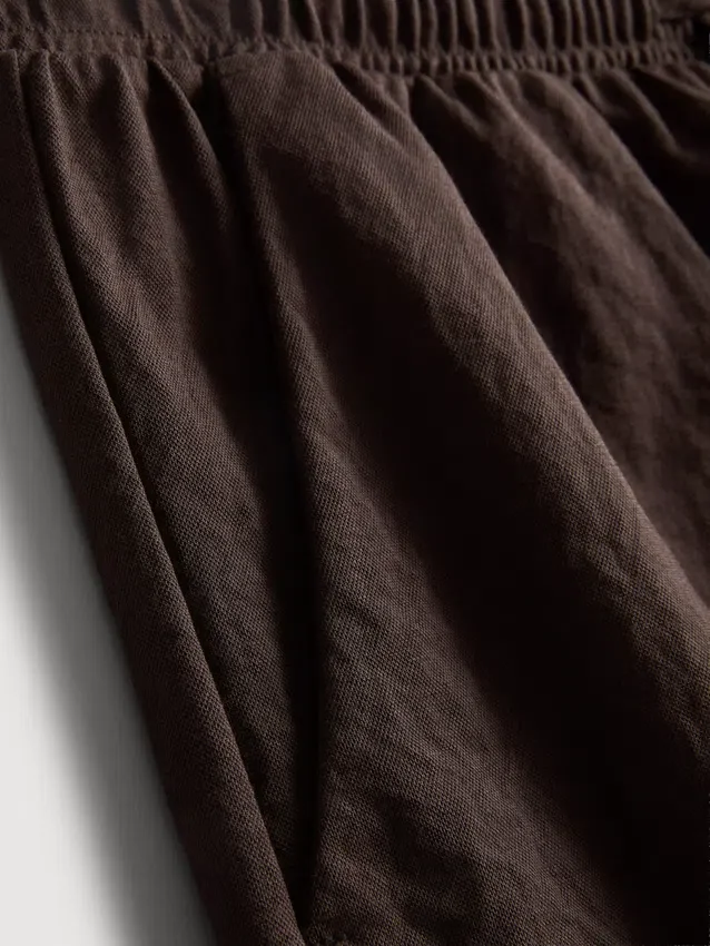 Pantalones cortos texturizados con cordón