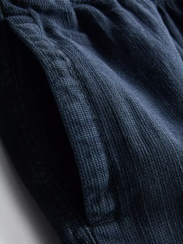 Pantalones cortos texturizados con cordón