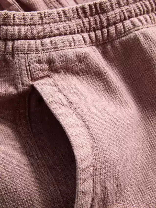 Pantalones cortos texturizados con cordón