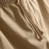 Pantalones cortos tipo cargo de mezcla de lino