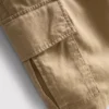 Pantalones cortos tipo cargo de mezcla de lino